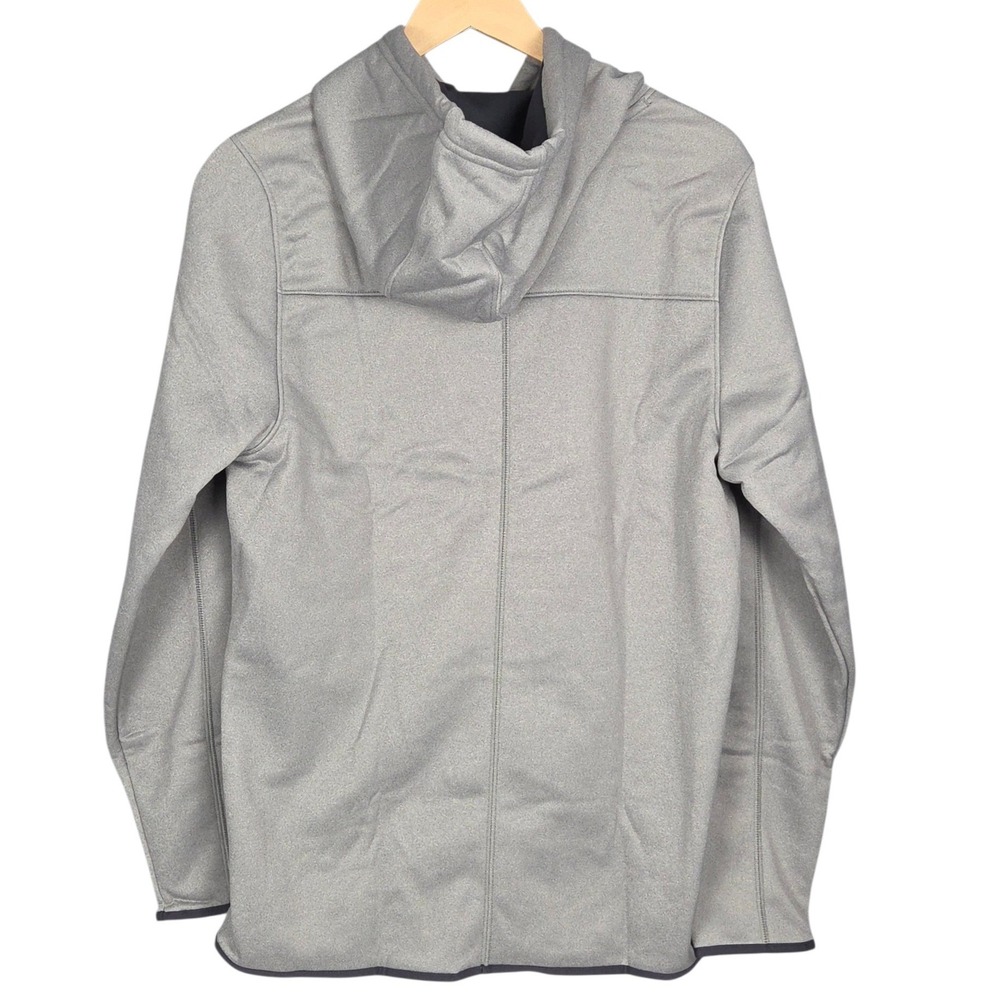 Under Armour Storm Coldgear Hoodie Mens Small Gray Pullover Fleece Loose Fit New - Picture 3 of 10